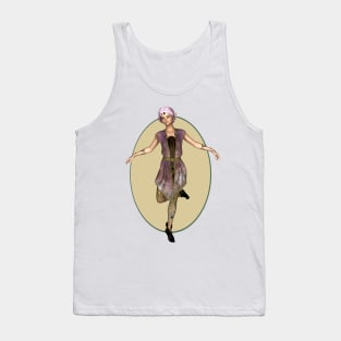 I am happy elf fairy faerie dancing Tank Top